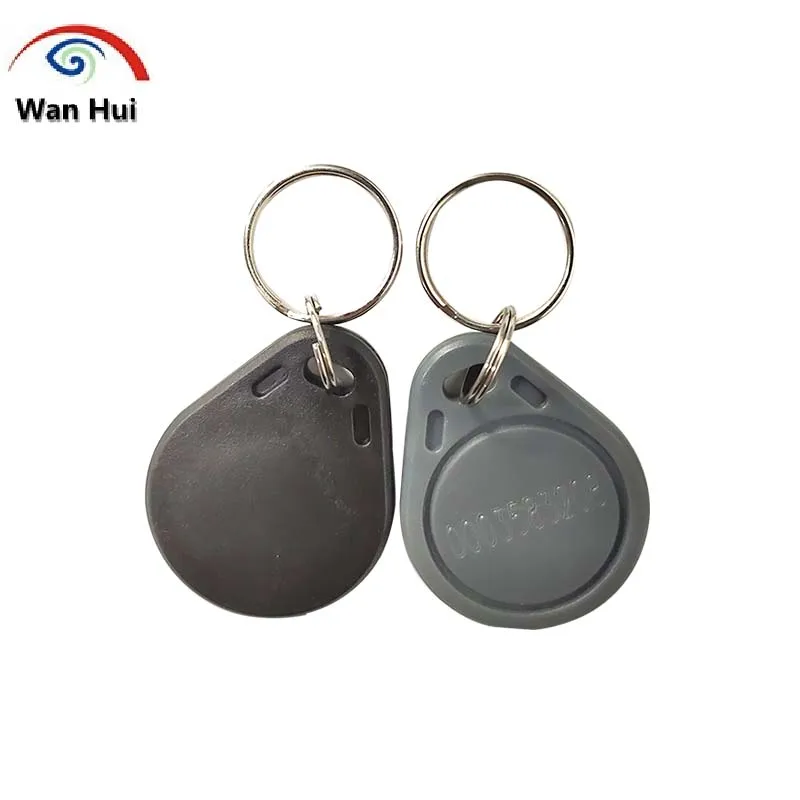 5/10Pcs EM4100 125khz RFID Tag TK4100 Chip Key Fob Keychain Token Ring Llaveros Llavero Porta Key Read-Only Plastic Waterproof