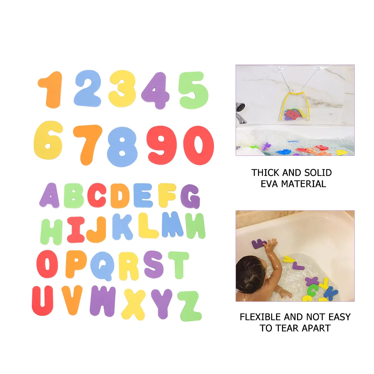 

36Pcs Bath Educational Letters Numbers Eva Floating Alphabet Party Learning Set Water Teaching Bath Toys