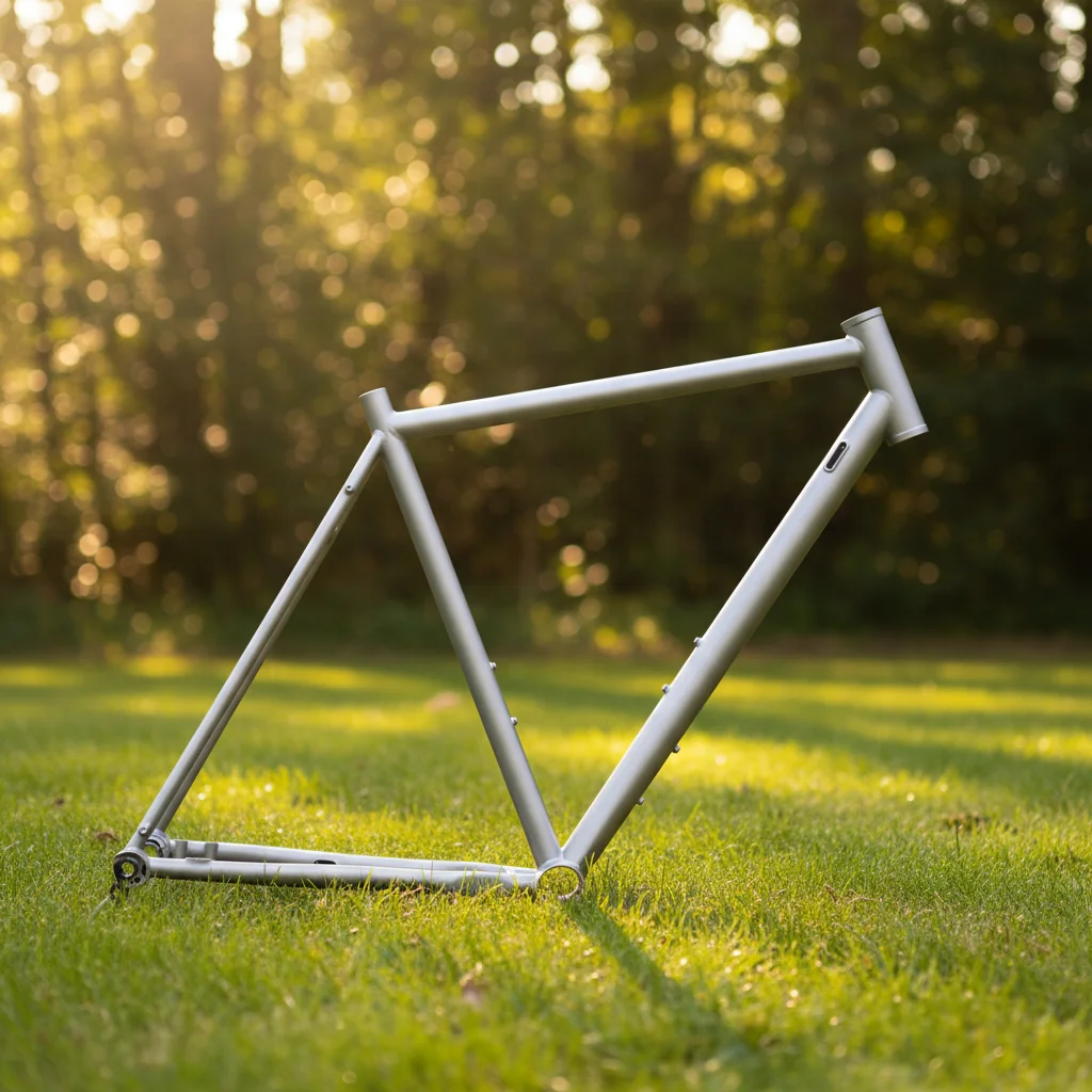 UDH Dropout Design For Gravel Titanium Offroad Bike Frame For External Head Set For 45c Tyre