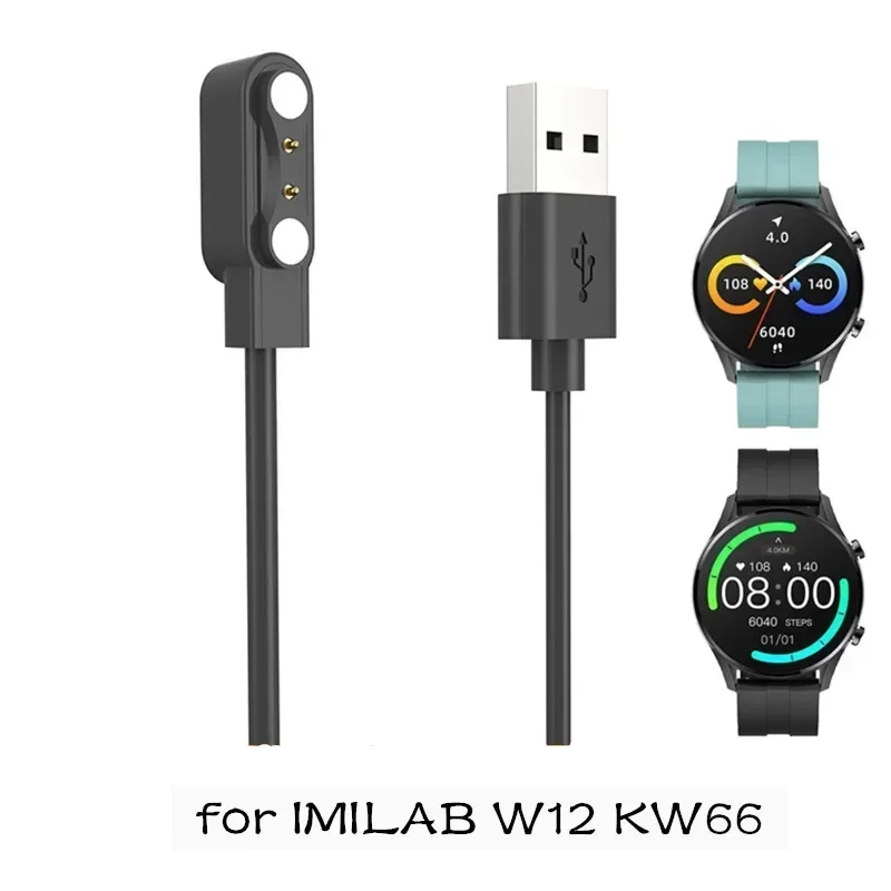 Charger Dock For Xiaomi IMILAB KW66 Haylou Solar LS05 SW022 OnePlus NordTicwatch GTX/CXB01Smartwatch USB Charging Cable