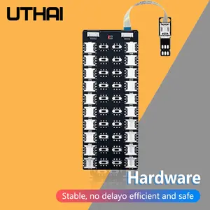 Bilashmart SIM Card Adapter with 20 Slots Multi SIM Card Reader Mini Nano SIM with Independent Control Switch iPhone 5/6/7/8/X/XS/XR/11