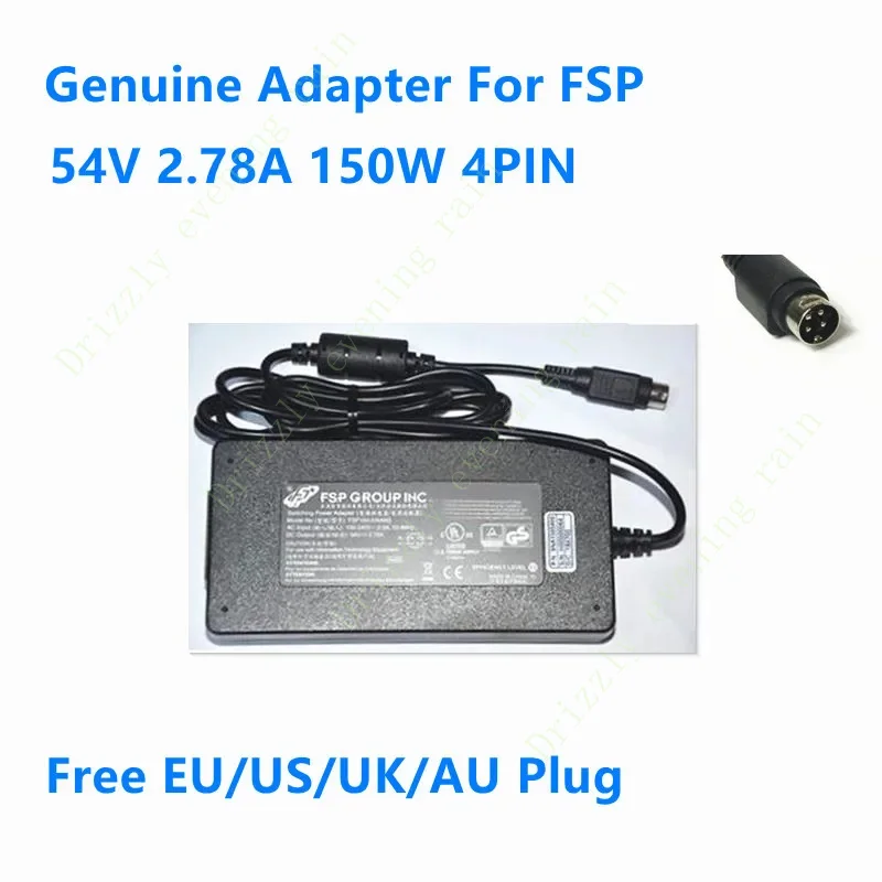 Genuine 54V 2.78A 150W 4PIN FOR FSP FSP150-AWAN3 9NA1505400 AC Switching Power Adapter For Power Supply Charger