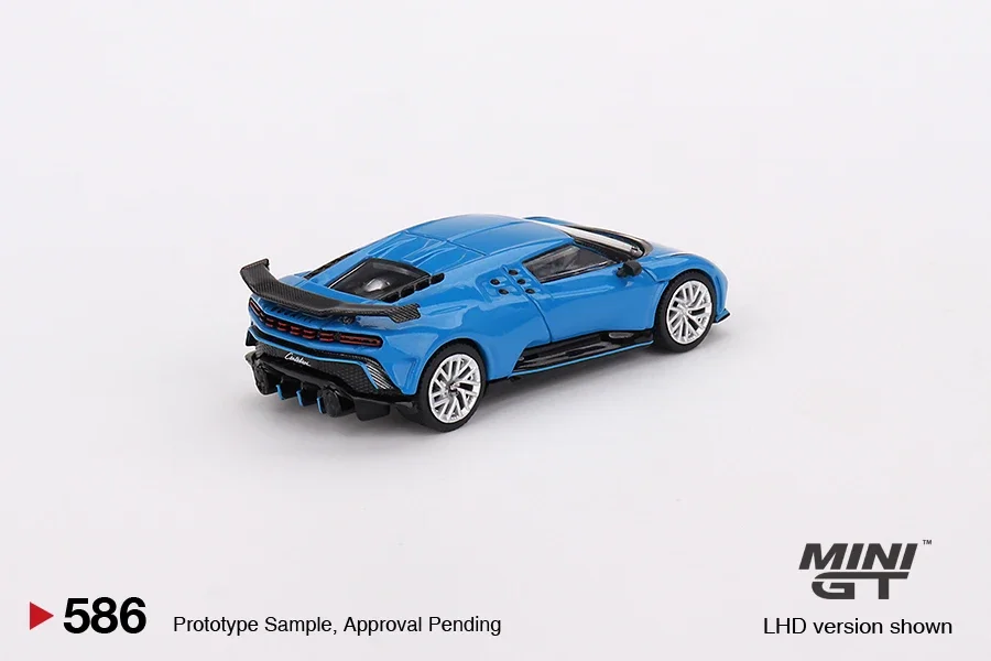 MINIGT Bugatti Centodieci Blu Chiron Pur Sport Divo Presentatie Chiron Super Diecast Diorama Auto Model Speelgoed