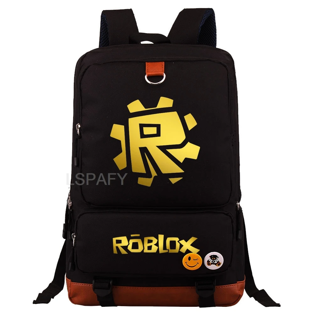 Roblox Game Peripheral Shoulder Bag Mężczyźni i kobiety Podróżna torba na komputer Torba dla uczniów szkół podstawowych i średnich o dużej pojemności