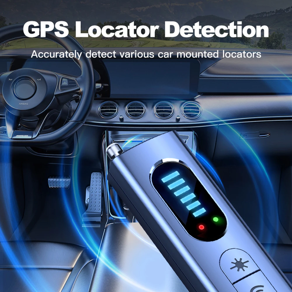 GPS Tracker RF Signal Detector Multi-functional Hotel Infrared Anti-Positioning Anti-spy Tracking Scanning Camera Detection