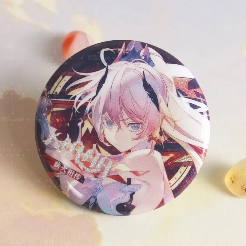 Honkai Impact 3 Cosplay Kiana Kaslana Himeko Acrylic Stand Badge Ticket Polaroid Ornament Adornment Collection Souvenir Gift