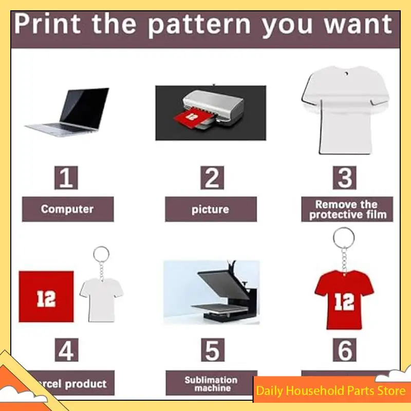 135PCS Sublimation Schlüsselbund Rohlinge Doppelseitige MDF Schlüssel Chians Wärme Transfer Sublimation Schlüsselanhänger Rohlinge Gepäck Tags HEISS!