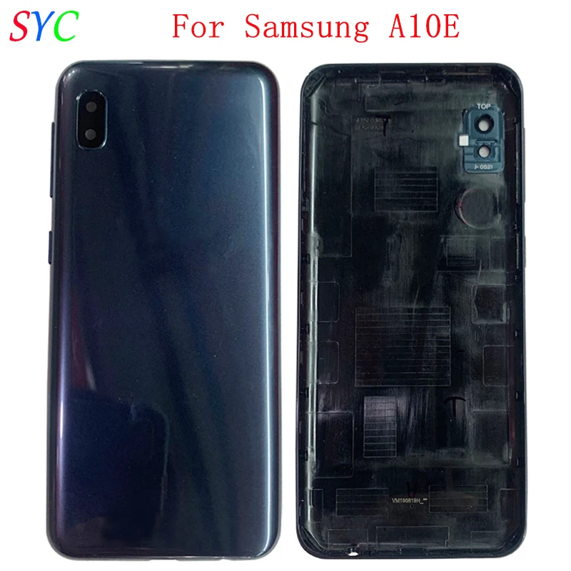 

Rear Door Battery Cover Housing Case For Samsung A10E A102 Back Cover with Camera Lens Logo Repair Parts