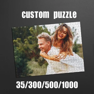 Personalized Custom Photo Puzzle Customized Outdoor Couple Picture Gift, Personalized Puzzle Family Photo Puzzle