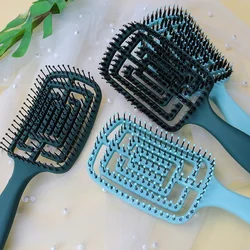 Magic Hair Women Female Scalp Massage Comb Bristle&nylon Hairbrush Detangling Girls Bristle Nylon Brush for Hairdressing Styling