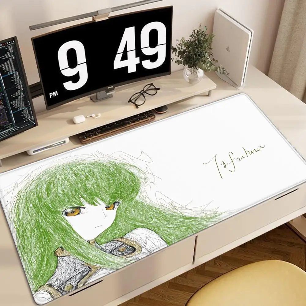 

Code Geass Mouse tapis de souris xxl Pad Home Office Large Mouse Pad Gamer Waterproof PU Leather Desk Mat Computer Mousepad Keyb