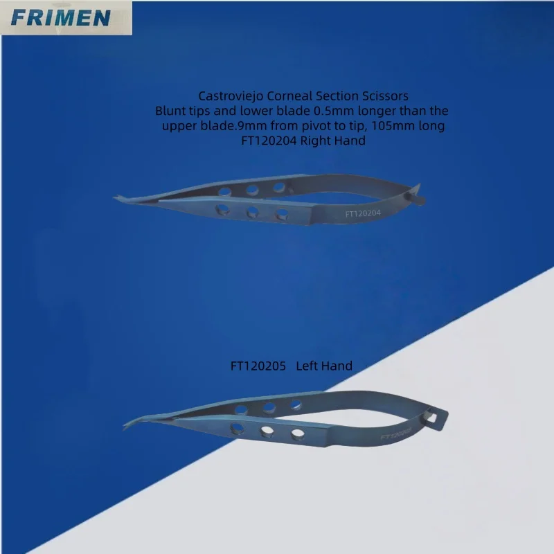 Ophthalmic instruments Castroviejo Corneal Section Scissors