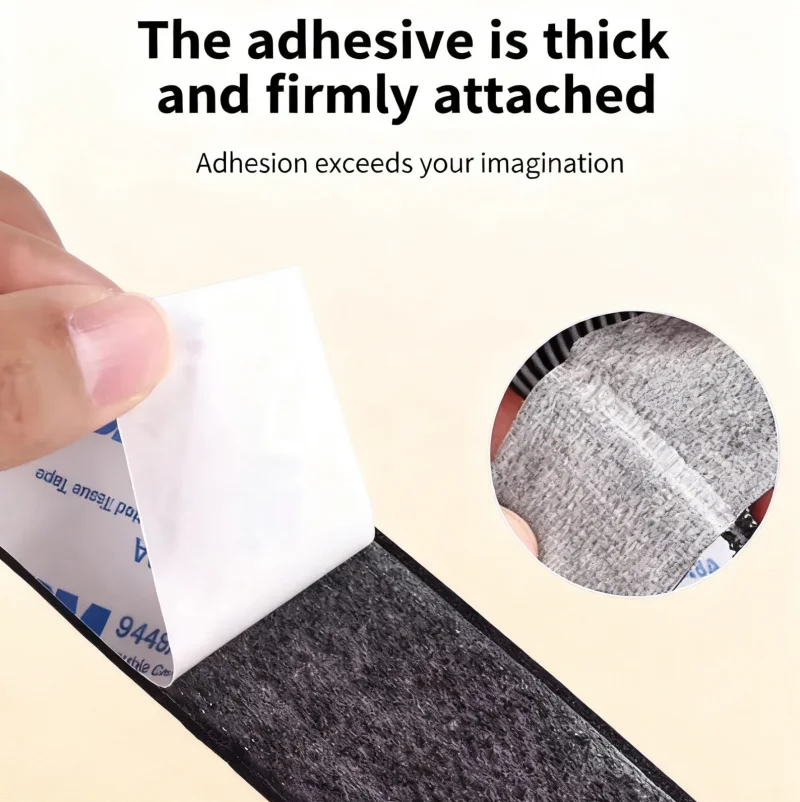 3M 25m 9448A أسود لاصق على الوجهين عرض 50 مم قوي غير أثر مقاومة درجات الحرارة العالية هوك وحلقة السحابة الشريط #3