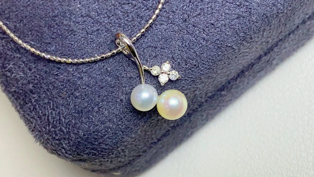 

DIY 18K Diamonds Pearls Pendants Bases Pedestals Necklaces for Women Not Include Pearls JCY