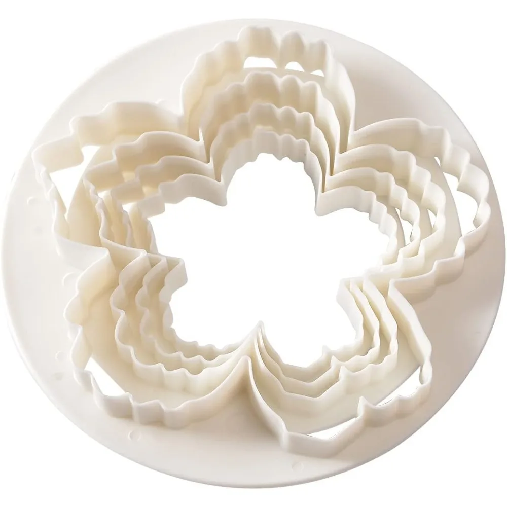 

Bigger Peony Petals Flower Cutter, Set of 4pcs Gum Paste Flowers Cake Decorating Cutter Fondant Mold Sugar Tools