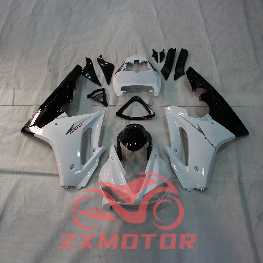

Для Triumph Daytona 675 2009-2012: Комплект обтекателей ABS (белый/черный) ZXMT для мотоциклов 675R 09-12