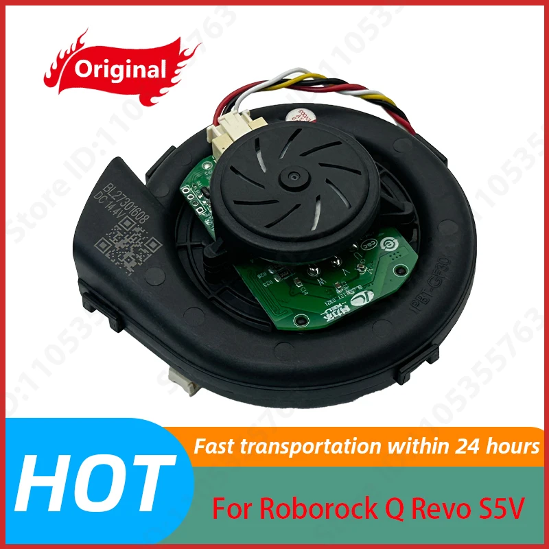 Original Ventilator Fan Motor Parts For Roborock Q Revo S5V Robot Vacuum Cleaner Replacement Fan Engine Accessories