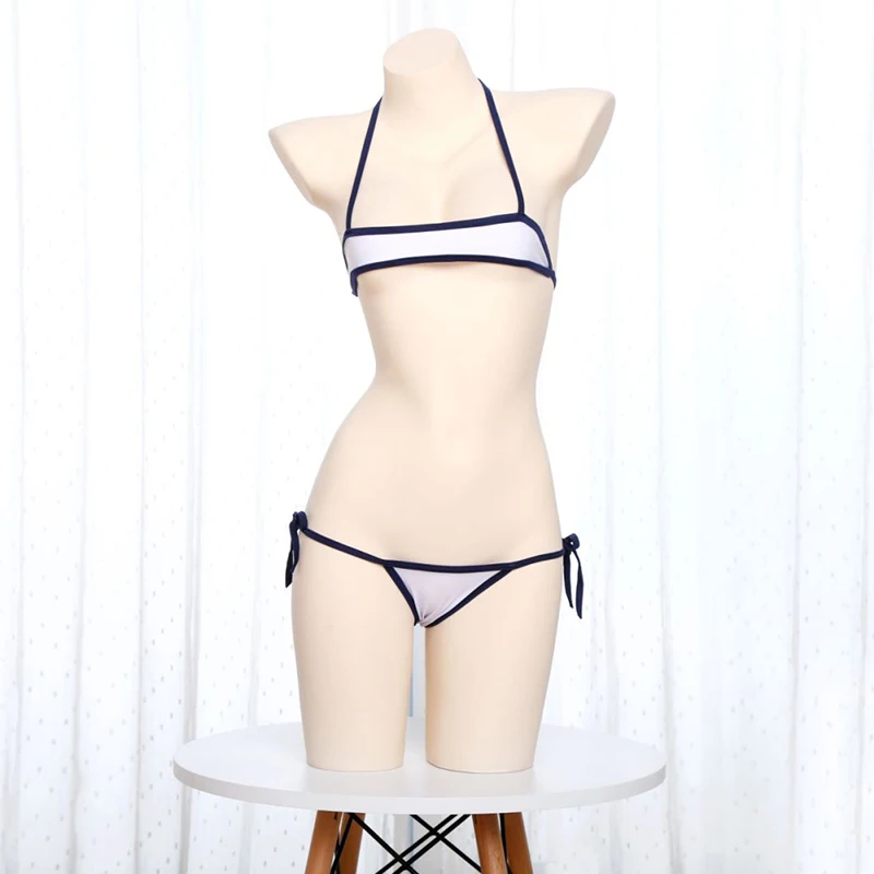 Pool Parry Anime Comics Girl Bikini Swimsuit Women Sexy Three-point One-piece Sex Set Maid Underwear Costume Cosplay Clothes