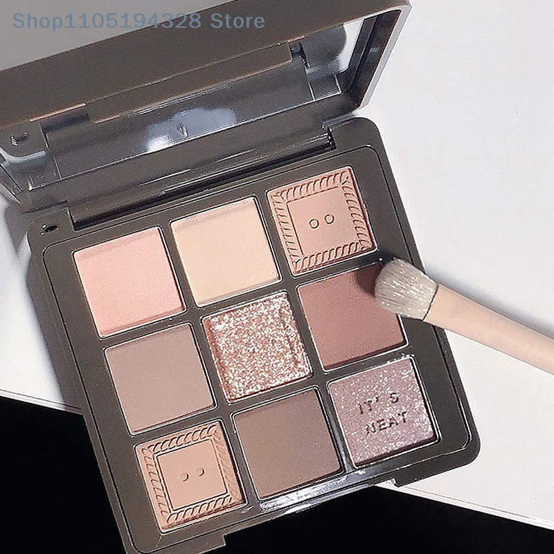 [MP]DIKALU Paleta Cieni do Powiek Cementowe Cienie do Makijażu Oczu Brokat Konturowanie Pigmenty Paleta Perłowy Połysk Modny Koreański Makijaż Cieni