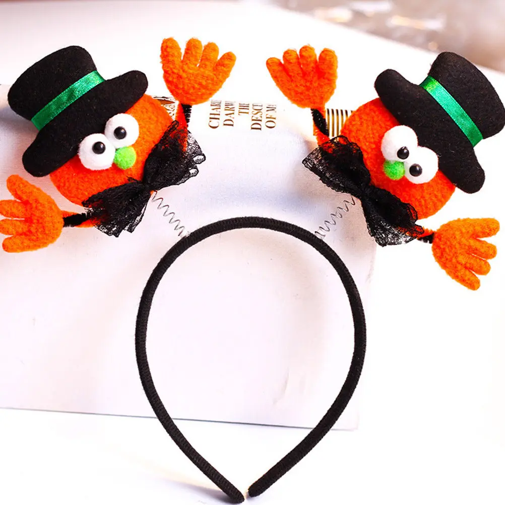 

Набор из 3 светящихся в темноте повязок на голову для Хэллоуина, светящиеся аксессуары для головы, костюмные аксессуары для взрослых и детей, яркие и веселые украшения для вечеринок