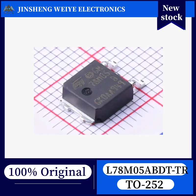 

(50/200 pieces) L78M05ABDT L78M05ABDT-TR 78M05 TO-252 Three-terminal positive fixed linear regulator, 100% new, original stock,
