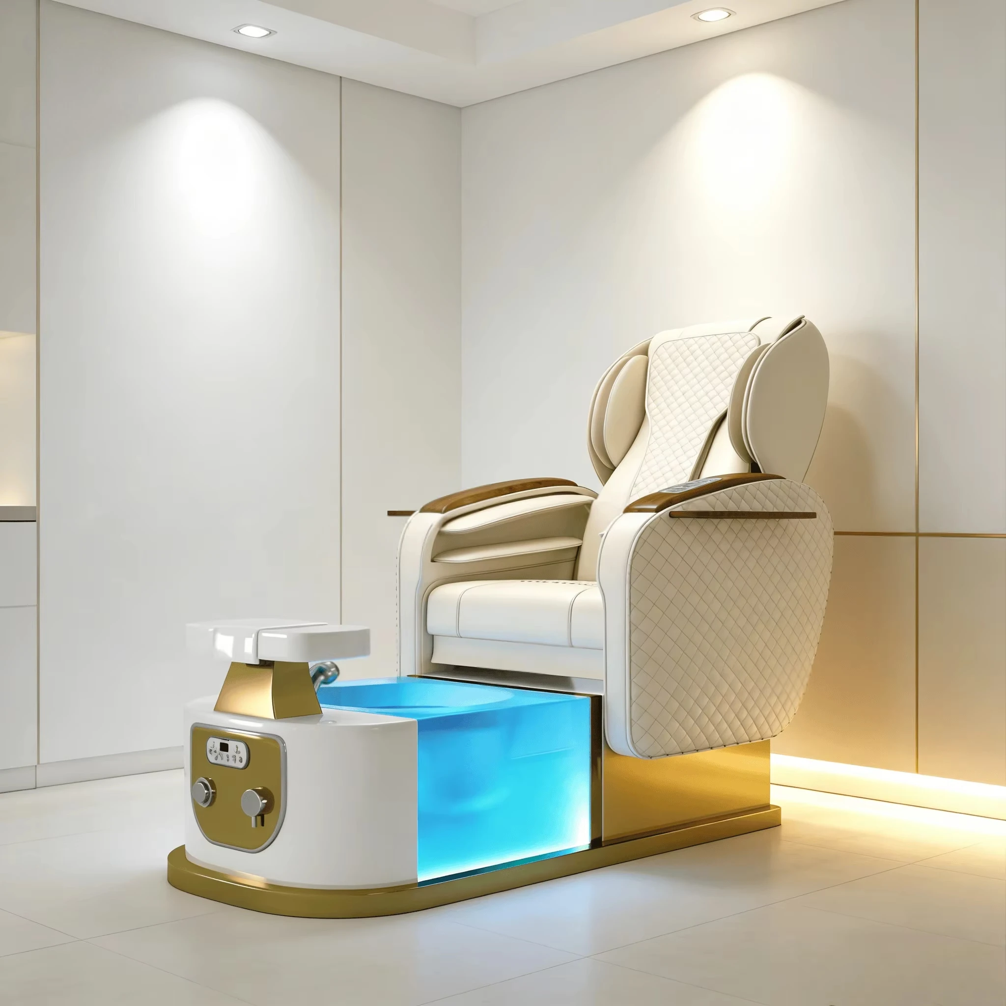Unique Luxury Design Hand Massage Nail Spa Pedicure Sofa Electric Foot Massage Lounge Spa Pedicure Chair Salon view 5