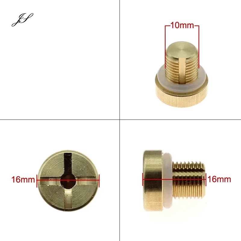 Durable Brass Coolant Expansion Screw Reliable Water Drainage Screw 17111712788 Replacement Suitable For BMW E36 E39 E46 MINI