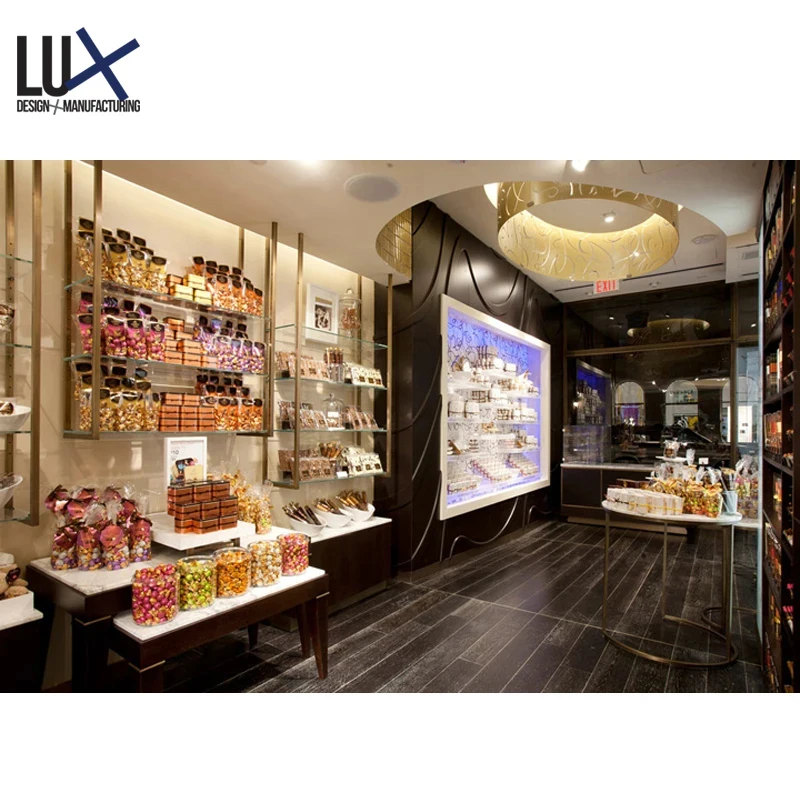 

Изготовленный на заказ угловой витринный шкаф для демонстрации товаров / Современные/коммерческие стеллажи для демонстрации продуктов питания для пекарен