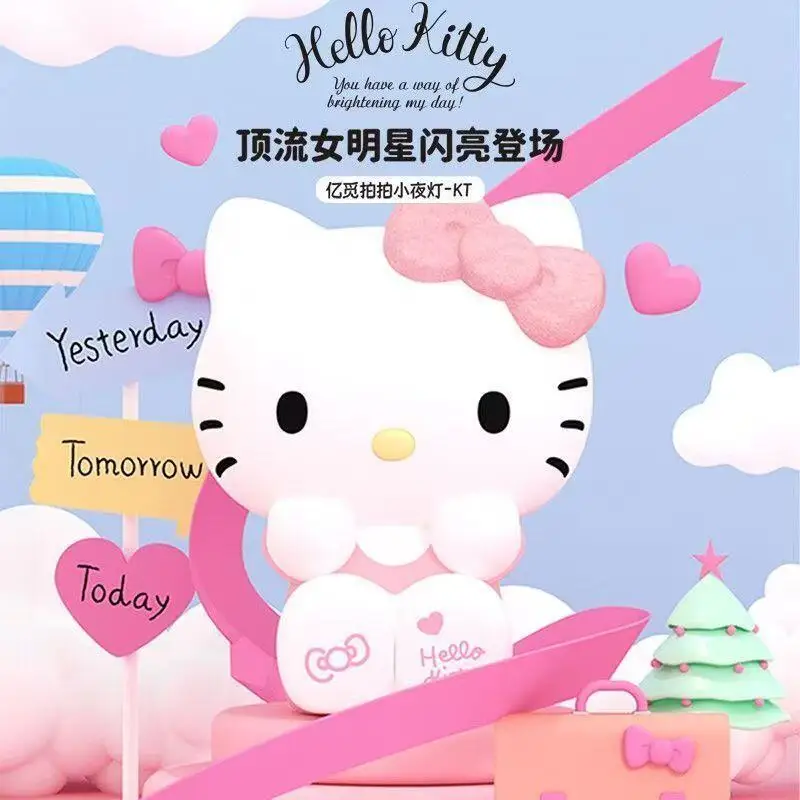 Sanrios Night Light, Hello Kitty Night Light, Eye Protection, Birthday Gift, Bedside Decoration, Cute, Girl, Dormitory, Children