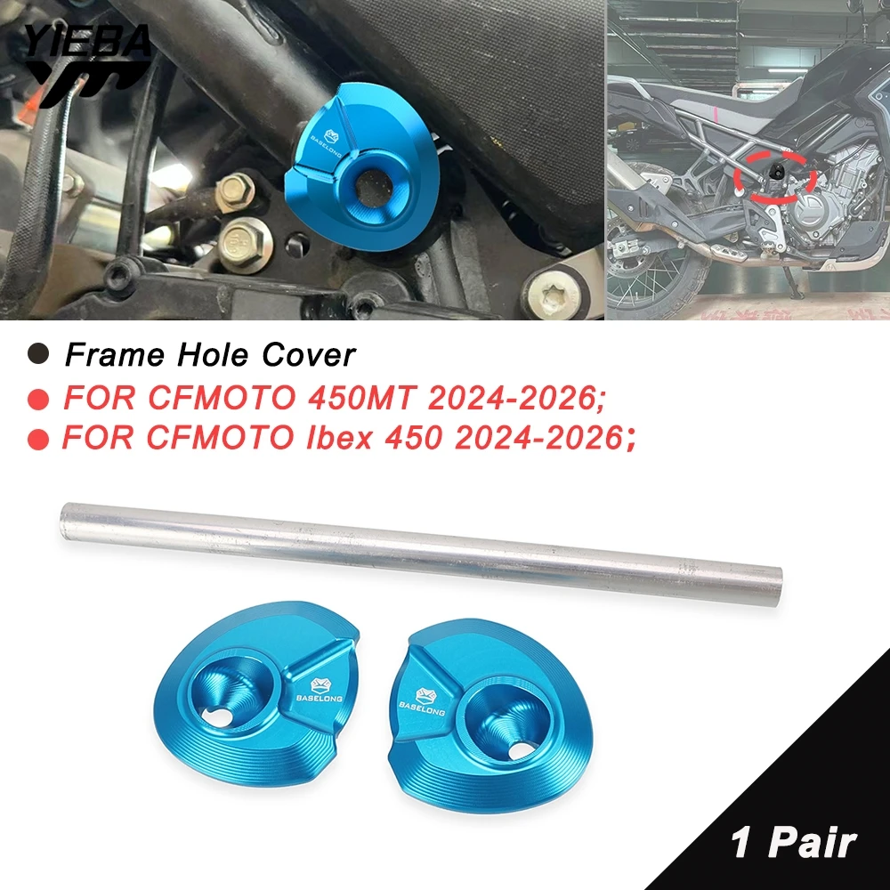 

MT450 Motorcycle Frame Hole Cap Plug Frame Insert Swingarm Bolt Cover Accessories For CFMOTO CF MOTO 450MT 450 MT 2024 2025 2026