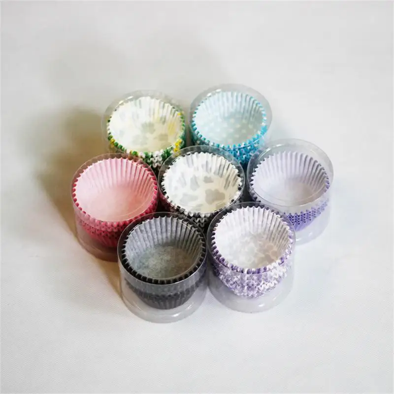 Muffin Baking Cups Cake Decorating Tools Baking Utensils Durable Birthday Party Decor Cupcake Wrapper Tray Case Baking Supplies