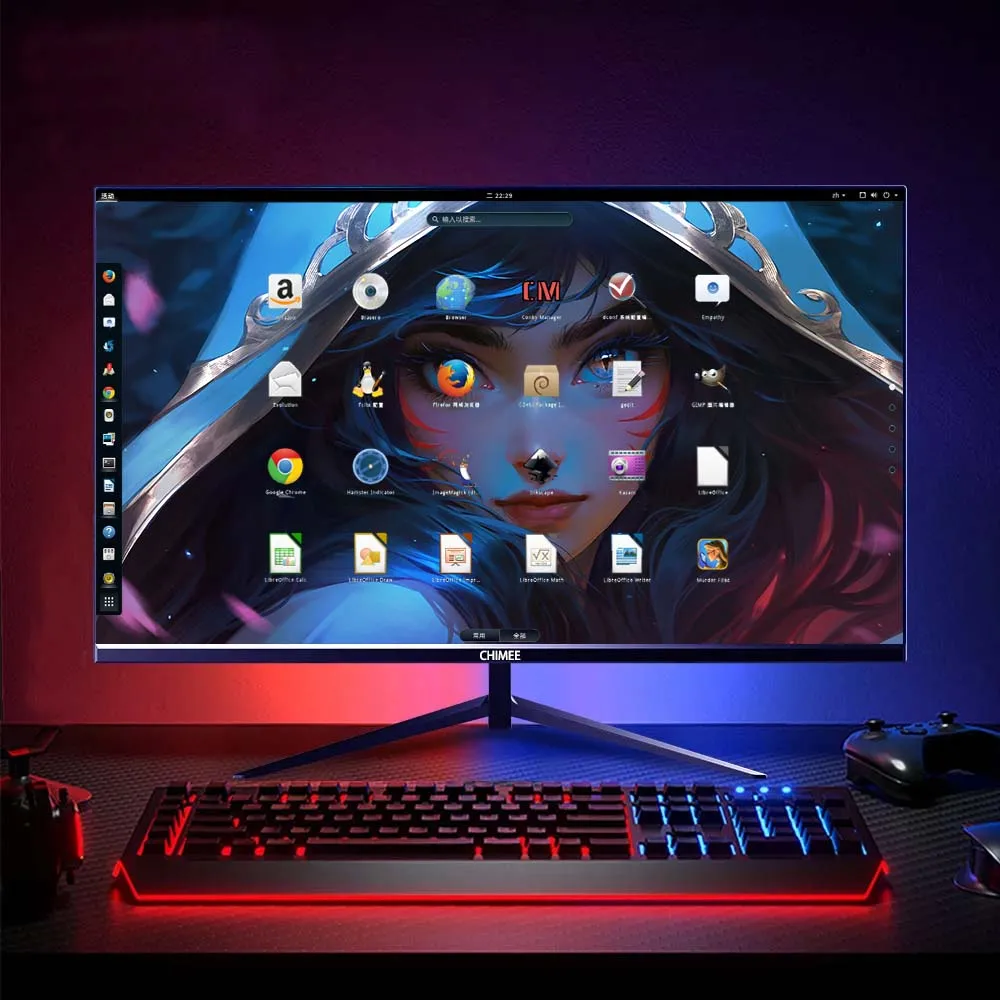 27 polegadas 2ms 1920 x 1080 144HZ 165HZ exposição curvada painel VA do jogo da tela