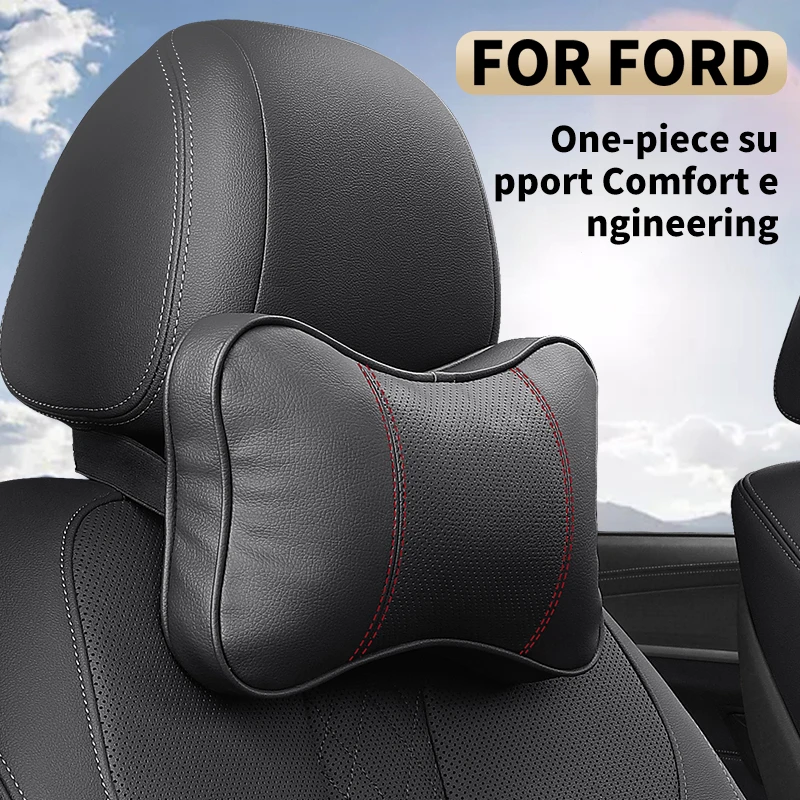 For All Ford F‑150 Transit Ranger Mustang Explorer Focus Mondeo Edge Kuga Escape Bronco Models Compatible Car Neck Pillow