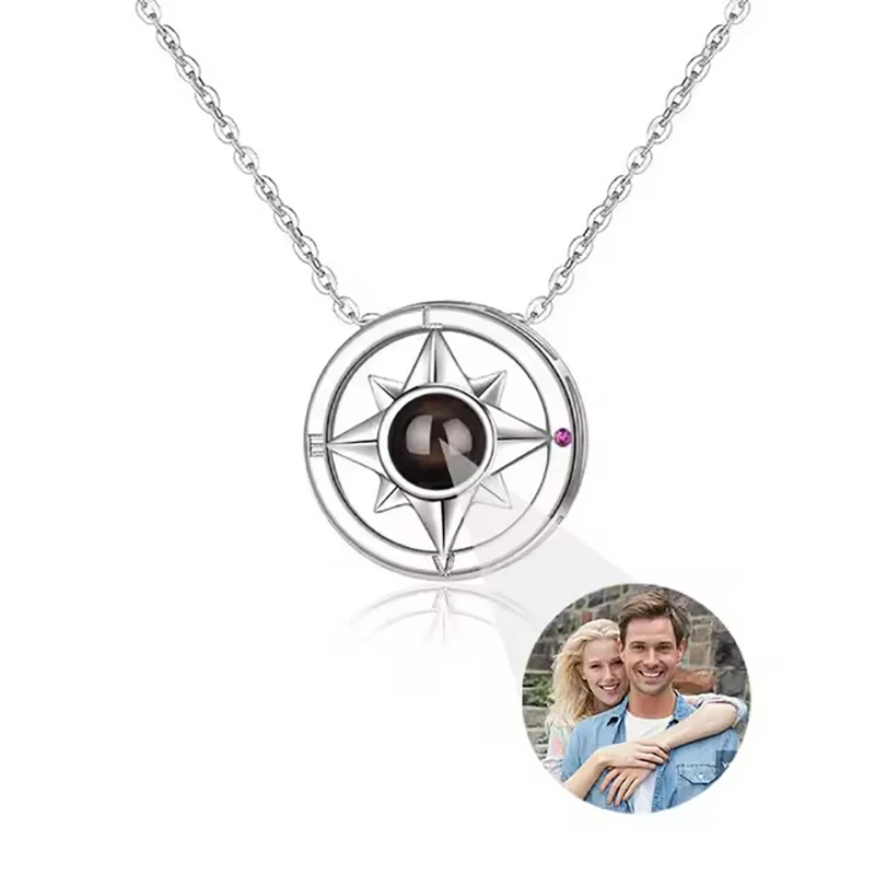 Benutzerdefinierte Fotoprojektionskamera-Halskette, personalisierte Projektions-Halskette mit Bild im Inneren, Geschenke für Frauen, Mutter, Freundin, Ehefrau – Detail 22