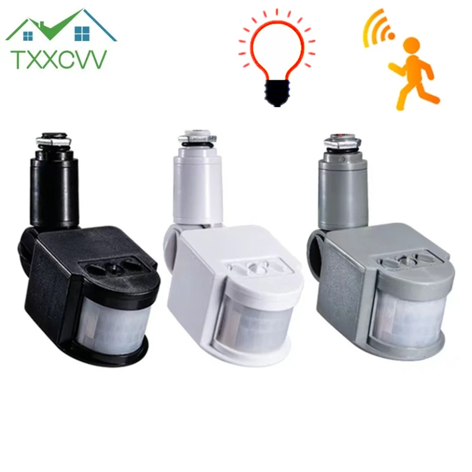 Motion Sensor PIR Infrared Automatic Movement Detector Timer 110V 220V Outdoor Sensor Light Switch For LED Light Motion Sensor
