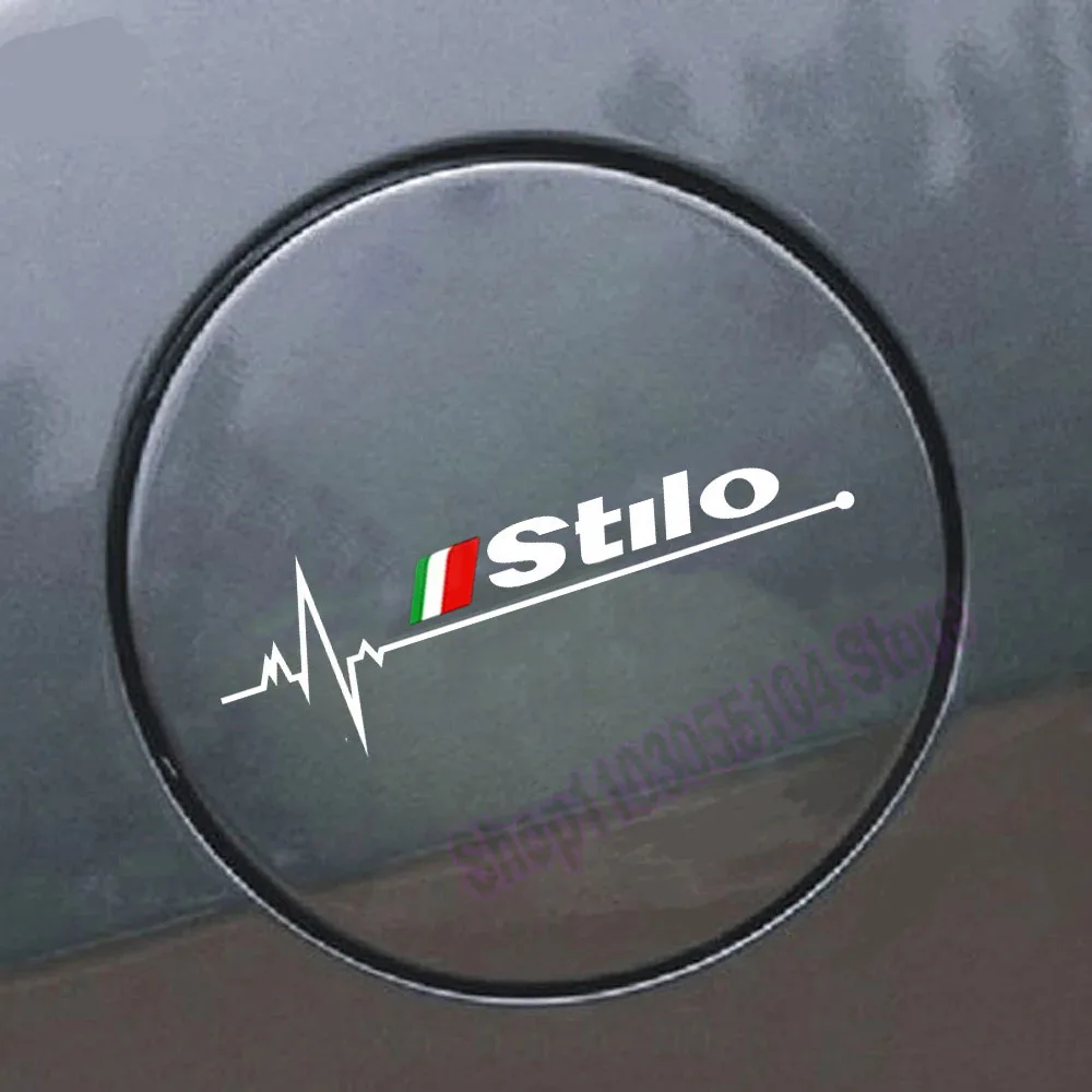 1 قطعة ملصق زيت خزان السيارة لشركة فيات QUBO DOBLO STILO اكسسوارات السيارات #5