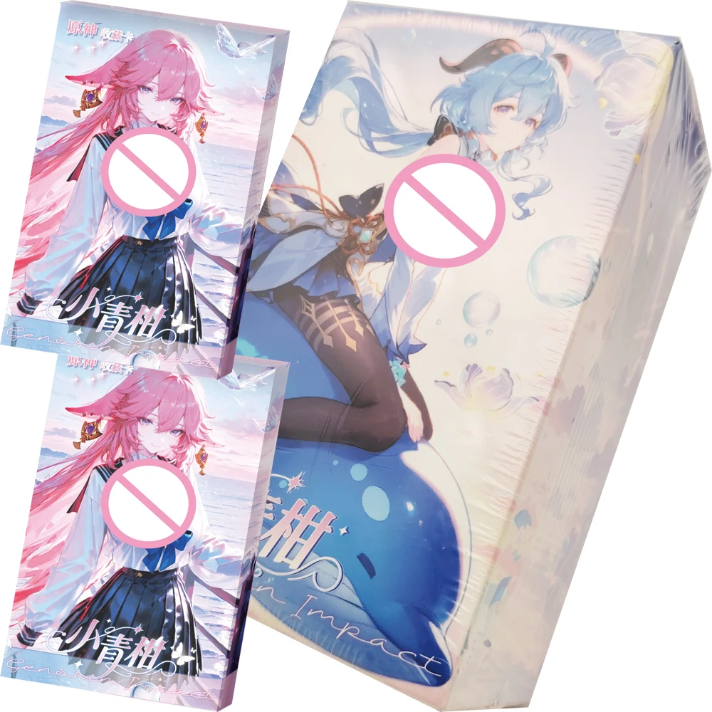 

Genshin Impact Game Collection Card Pastel Cloud Note Series Q-version Charming Characters Cute Surprise Card Bricks Kids Gifts
