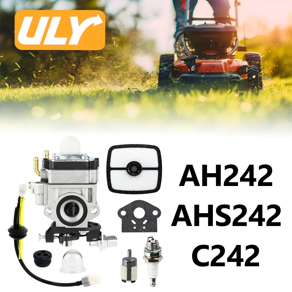 T242 Carburetor For Shindaiwa Trimmer T242 M242 T242X AH242 AHS242 C242 LE242 Weed Eater A021003310 WYK-353 With Air Filter