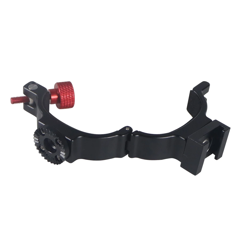 Gimbal O حلقة تمديد كليب ث/الحذاء البارد محول جبل ل DJI OSMO موبايل 2 3 4 OM5/6 استقرار ميكروفون حامل هاتف ضوء