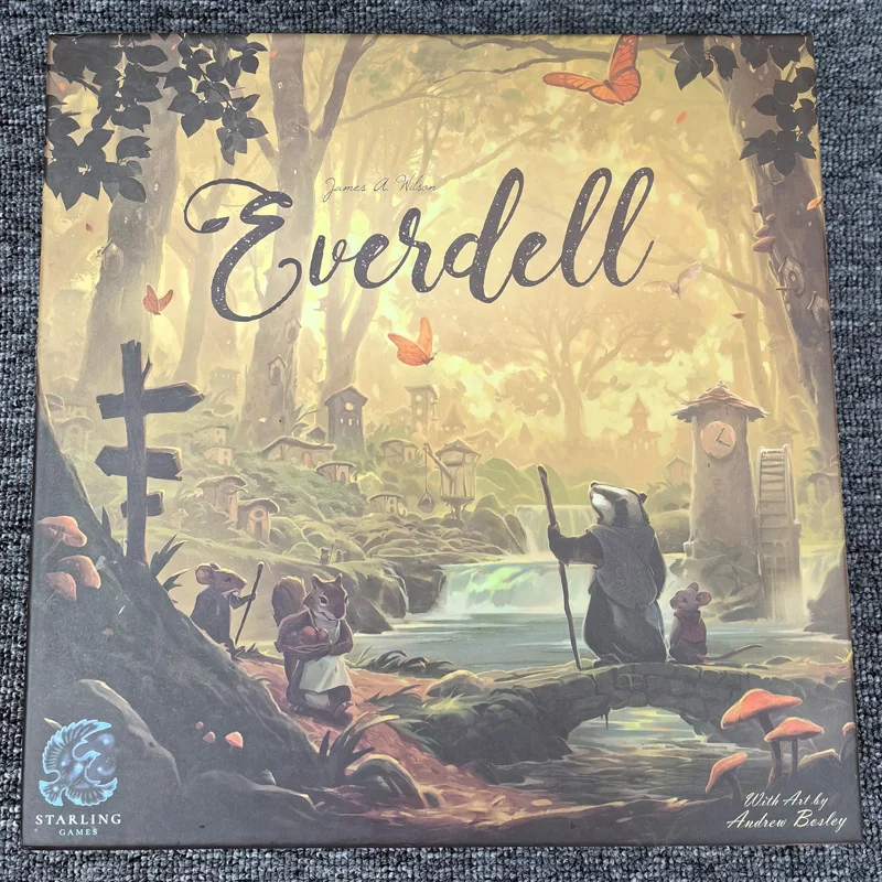 Large Size Everdell English Version Tabletop Game Fairy Valley Animal City Card Game Party Game Board Game