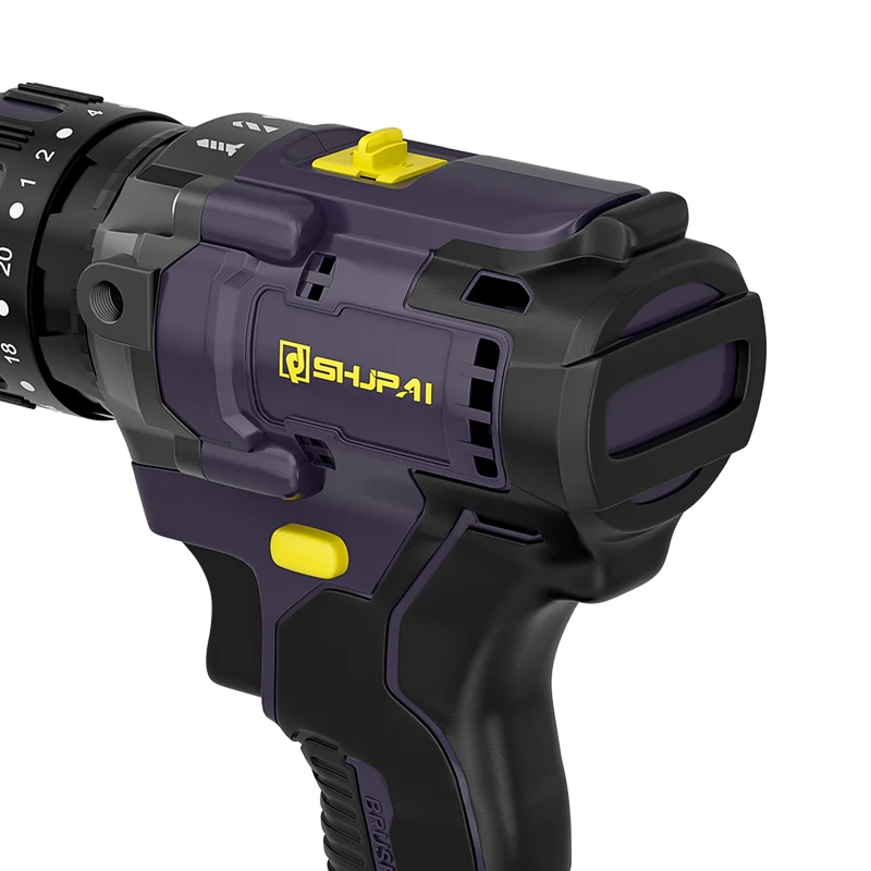 Trapano a percussione elettrico a tripla funzione 21V Nuovo design Trapano a batteria Motore senza spazzole Vendita calda