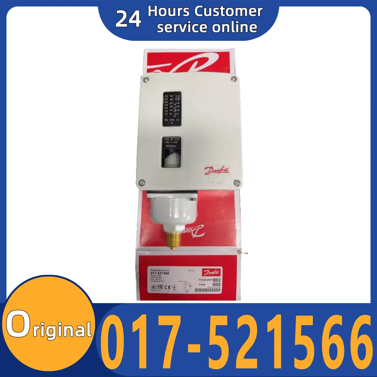 

Совершенно новый оригинальный реле давления RT121 017- 521566 регулятор давления