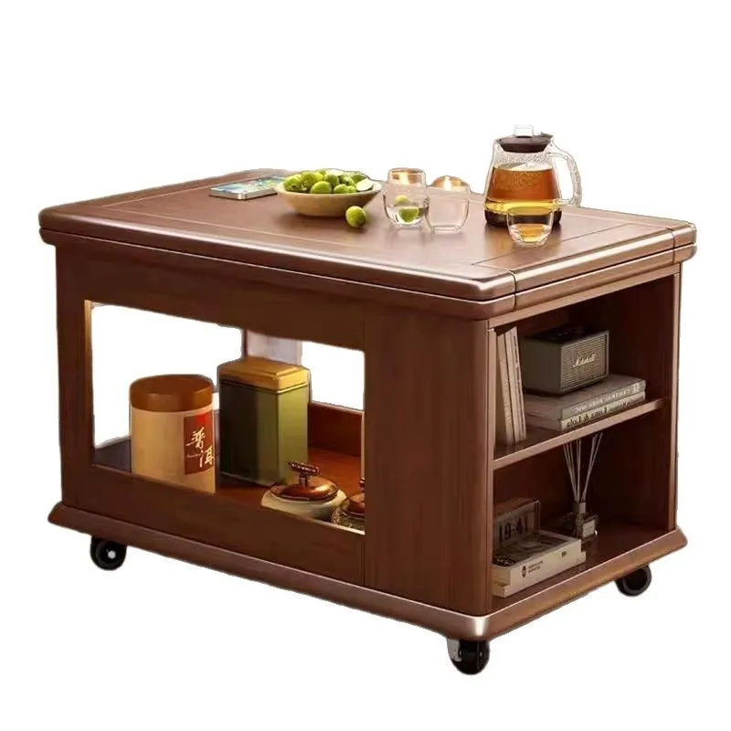 

Foldable multi-functional tea table Small apartment living room balcony tea table