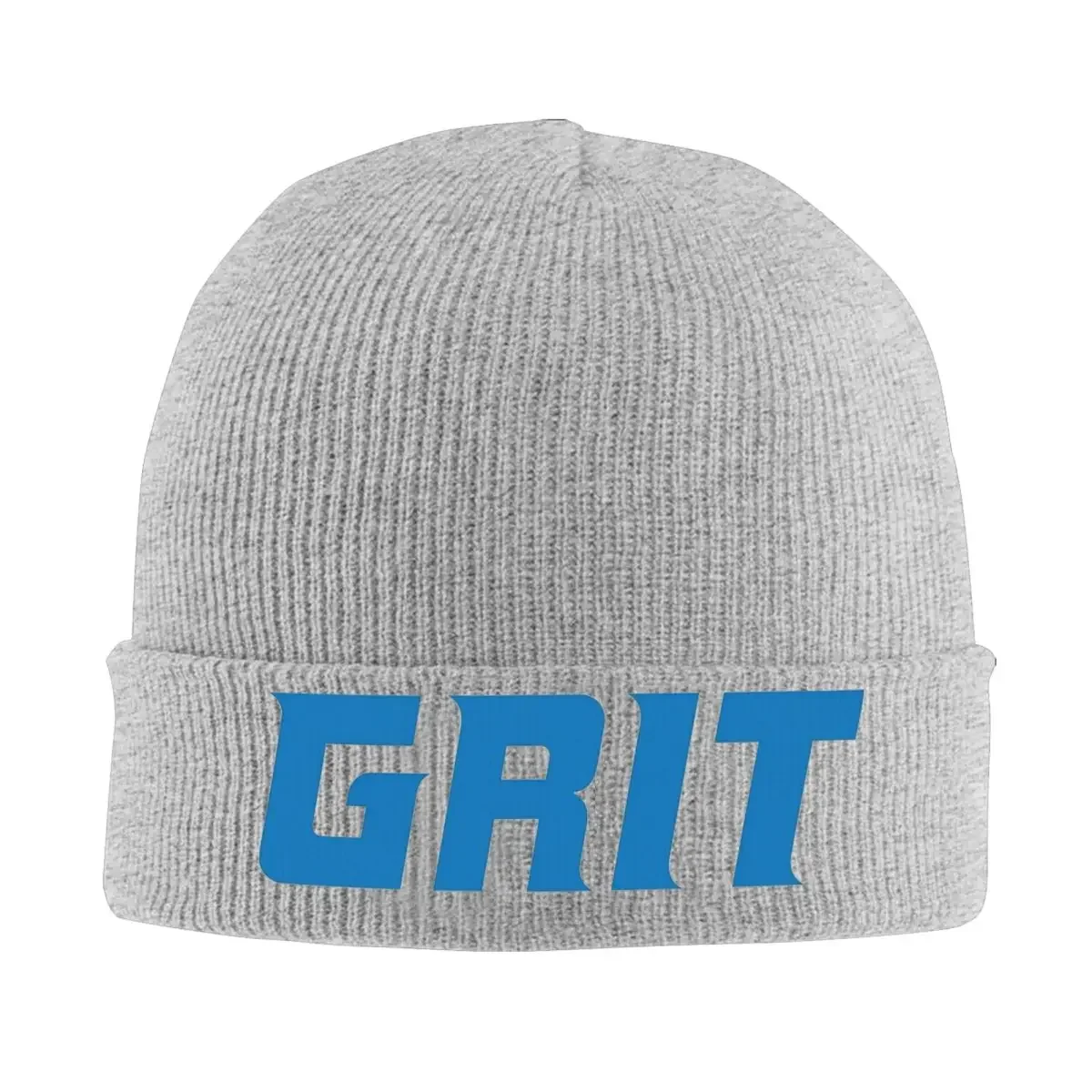 GRIT Detroits Lions Bonnet Hats Beanie Hats Pattern Knit Hat Autumn Street Adult Unisex Outdoor Sport Warm Soft Cap