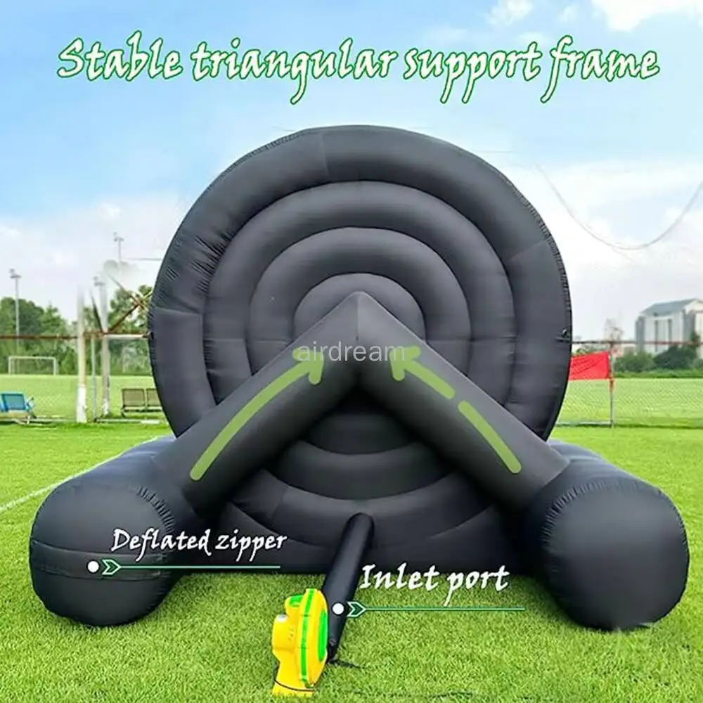 Outdoorinflatable Giant Commercial Darts With Soccer Ball Support Frame For Kick Dartboard Sport Game