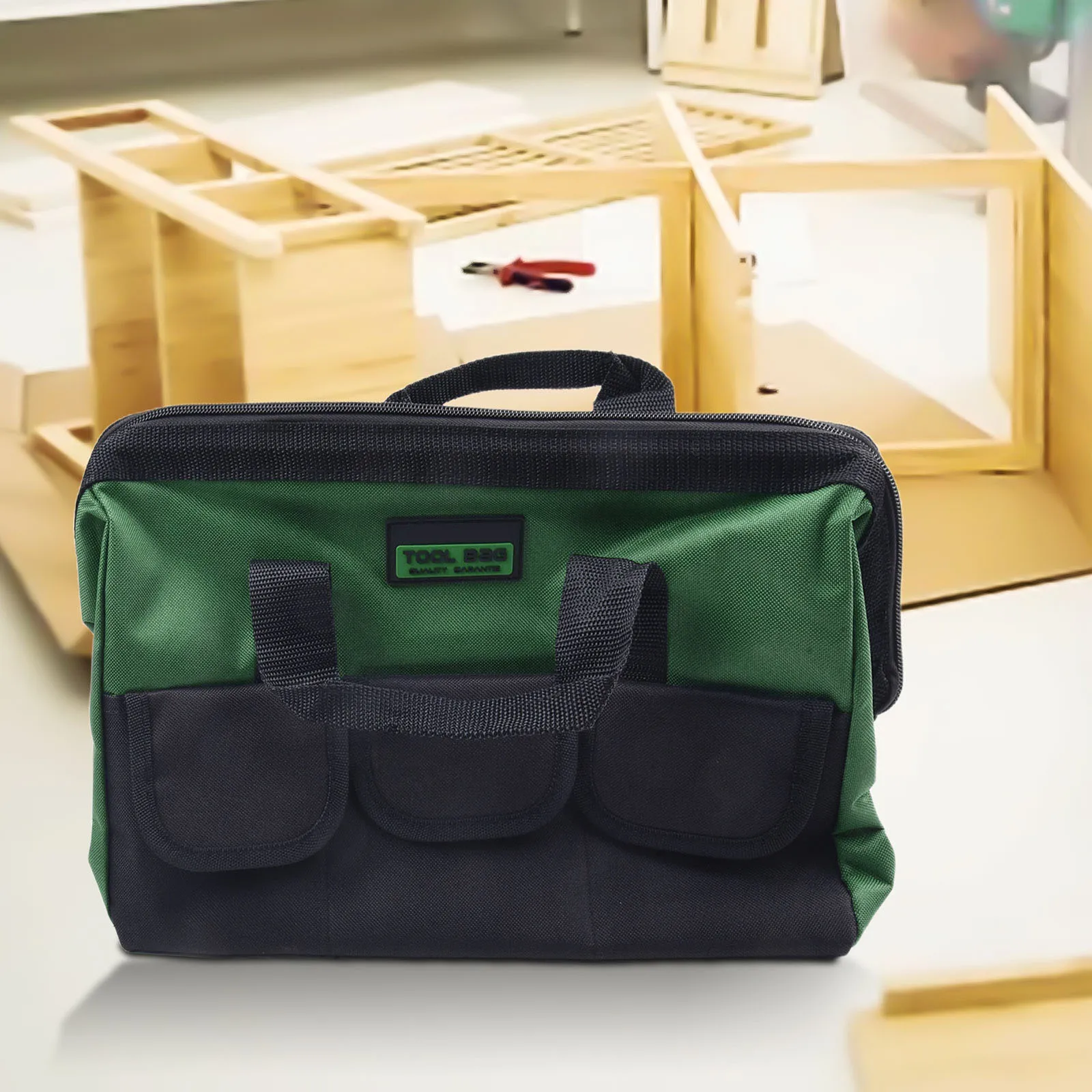 13/14/16/19/20in Multi Pocket Tool Bag Oxford Cloth Construction for Secure Wrench Socket and Hand Tool Storage