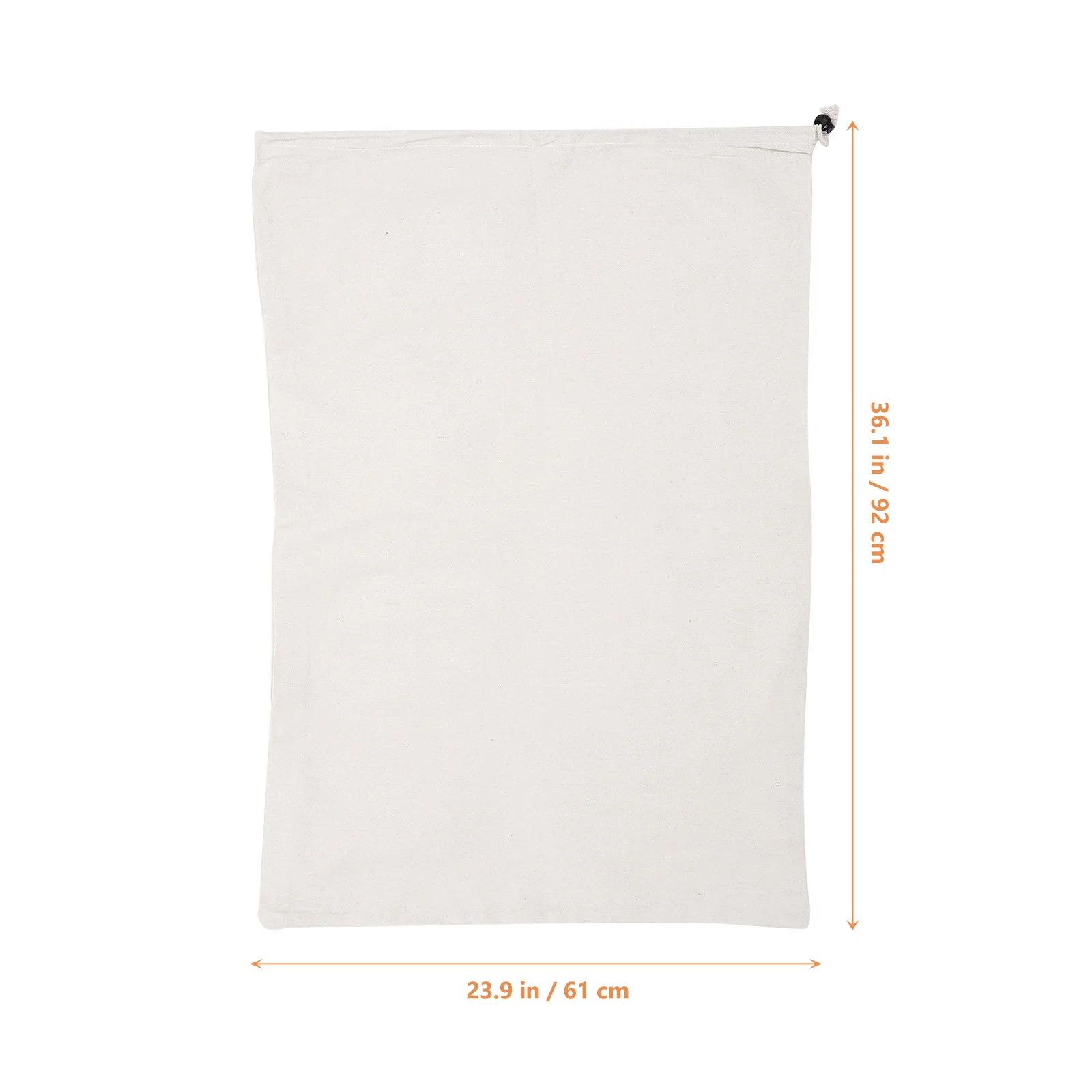 

Large Canvas Laundry Bag Drawstring Heavy Duty Clothes Storage Organizer for Travel Camping Drawstring Laundry Bag