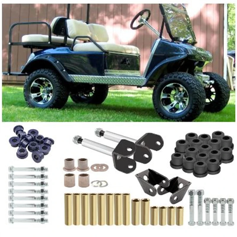 

Golf Cart Front End King Pin Bushing Repair Kit for Club Car DS 1993-up Carryall front cushioned nylon sleeve and iron sleeve