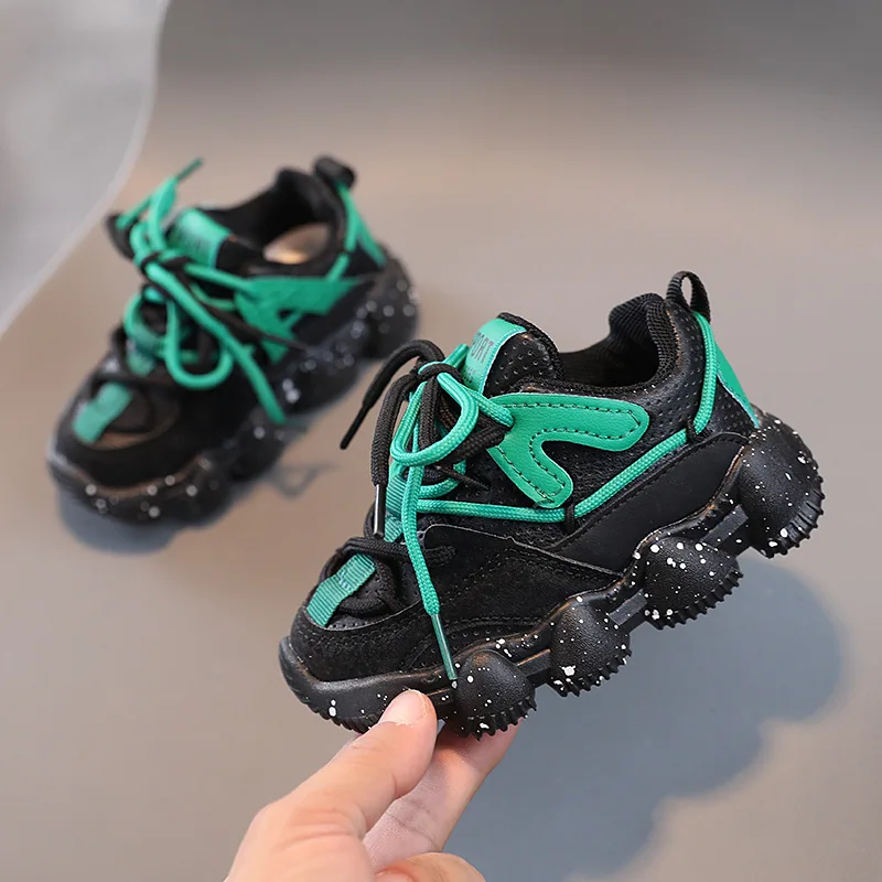 Autumn Children Shoes for Girls Sports Shoes Boys Breathable Fashion Sneakers Kids Toddlers Soft Sole Running Shoes Size 21-30