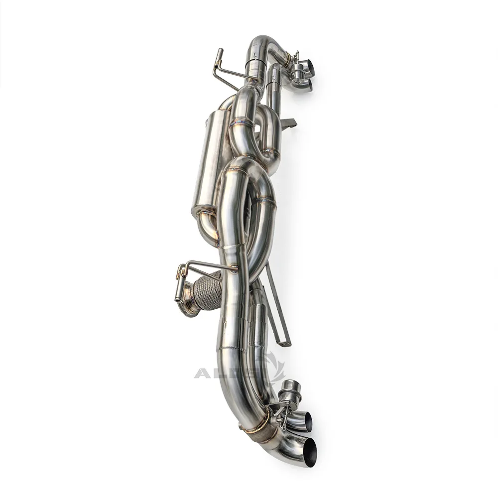 

Suitable for Audi R8 V10 5.2l 2015-2023 ALOSI stainless steel with valve exhaust pipe with vacuum valve